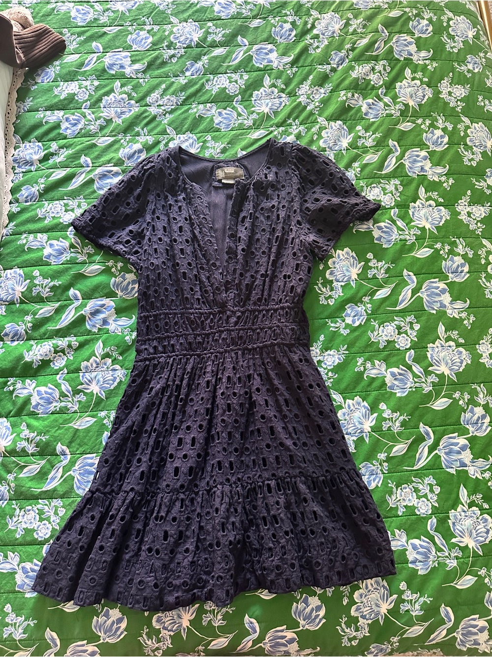 Anthropologie Somerset Eyelet Dress